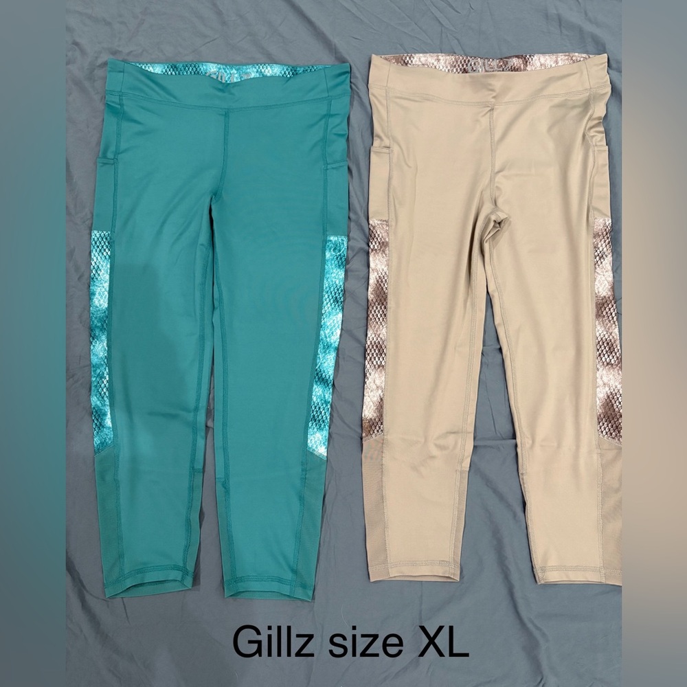 Gillz Gear leggins teal and grey